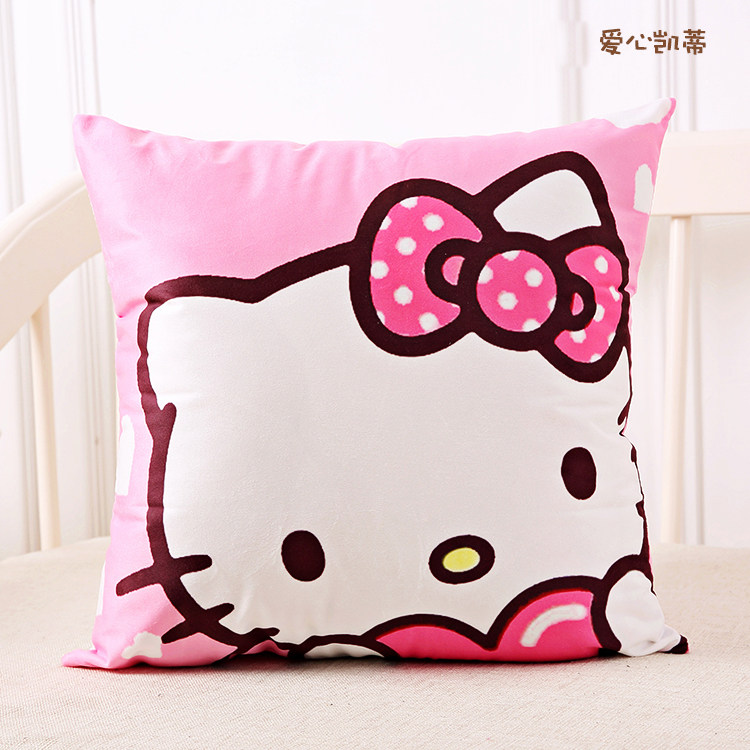 可爱卡通抱枕套kt猫办公室抱枕凯蒂汽车沙发靠枕靠女生儿童礼物|ruв категории домашний ткань, подушка/подушка - от Buy2taobao.com для оказания профессиональной услуги покупки агента Taobao