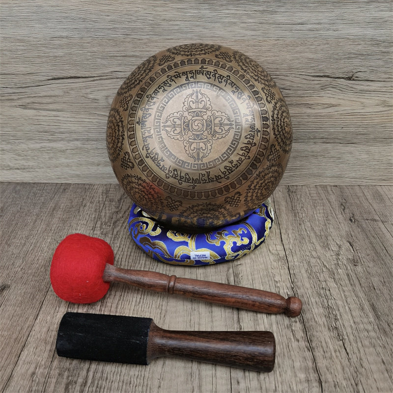 AMITABHA BUDDHA SINGING BOWL NEPALESE HANDMADE COPPER CHIME BOWL YOGA MEDITATION BOWL BUDDHA SOUND BOWL BUDDHA SOUND BOWL BUDDHA SOUND BOWL