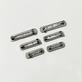 韩版 扣自制辅料 加厚不锈钢diy胸针底座胸牌别针配件徽章后面