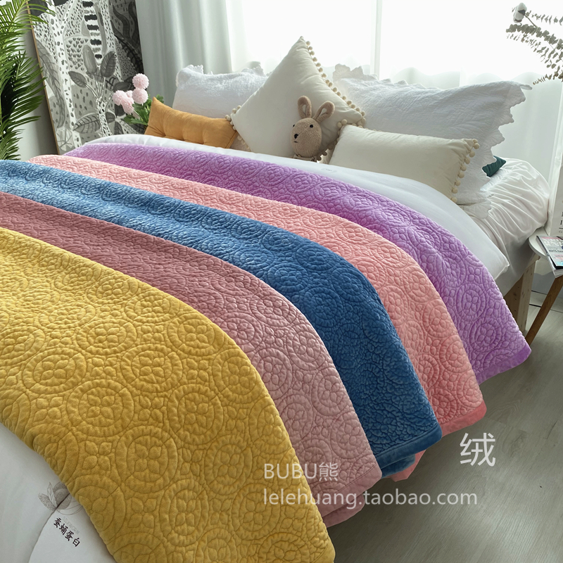 纯色外贸新品出口冬季天保暖加厚法兰绒毛毯子垫单双人铺床单单品,床上用品,休闲毯/毛毯/绒毯,淘宝优惠券,粉丝福利购,淘宝优惠卷