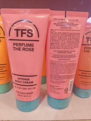 韩国原装正品菲诗小铺玫瑰身体乳护肤保湿防干200ml