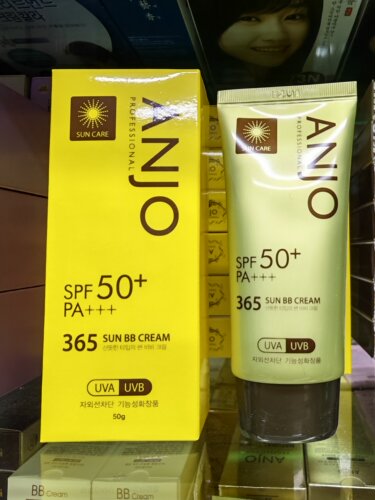 韩国正品ANJO 365防晒BB霜SPF50+50ml 2029年到期