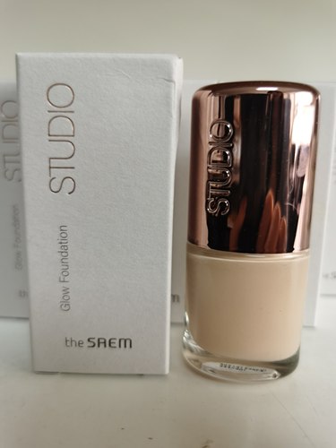 韩国得鲜studio焕彩无暇粉底液21号自然白10ml