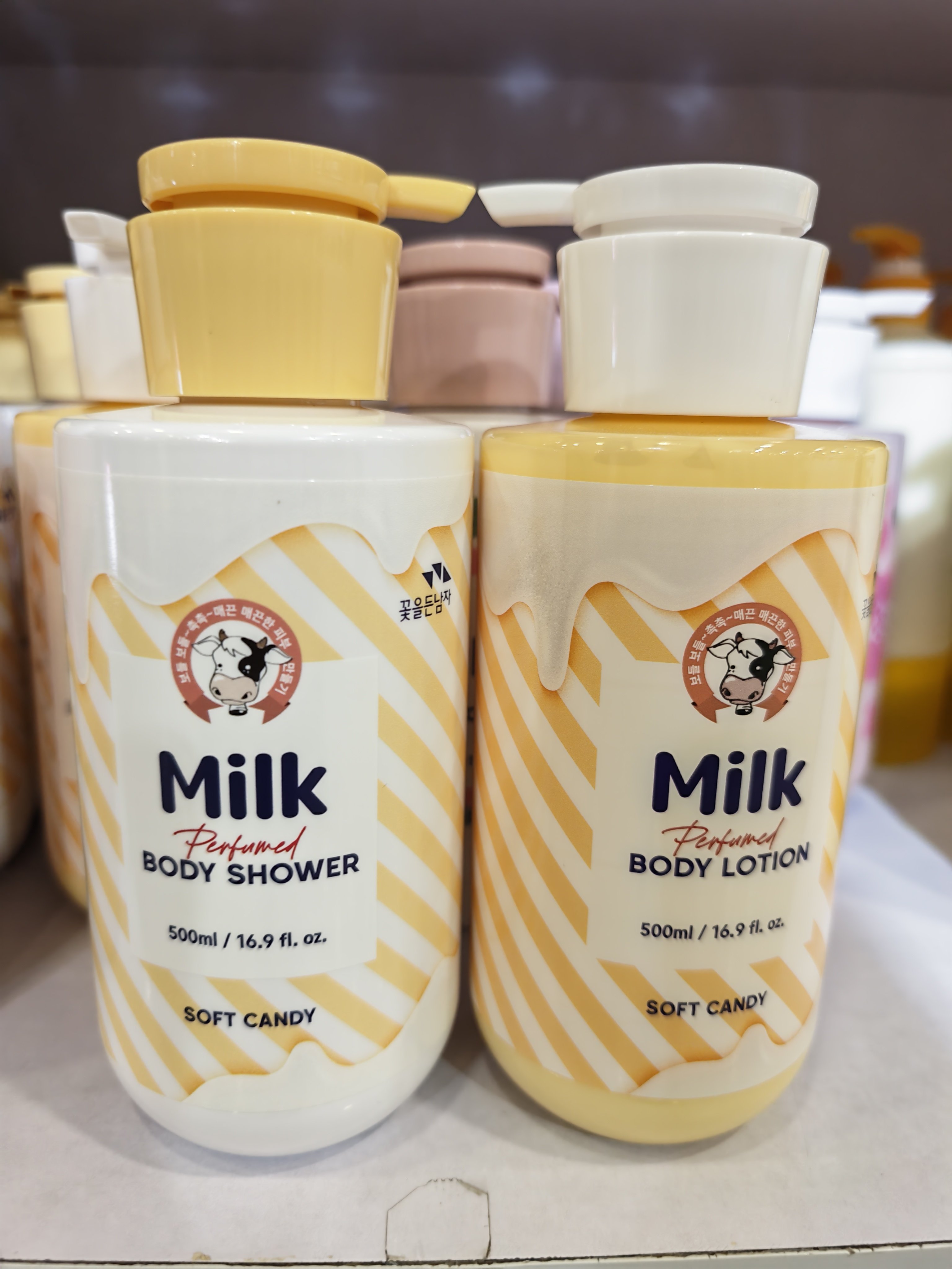 韩国所望SOMANG Milk香氛牛奶沐浴露身体乳糖果奶香500ml