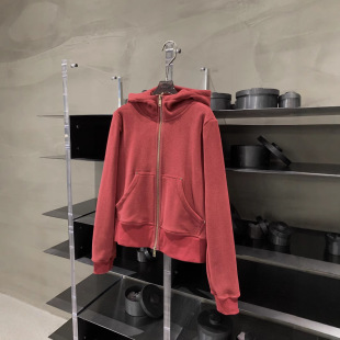 LU家同款 高品质连帽拉链卫衣外套女宽松休闲显瘦保暖摇粒绒上衣潮