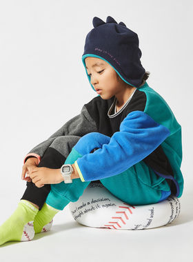 ▲现货 大大儿童商店 日本THE PARK SHOP 恐龙头饰面具抓绒帽