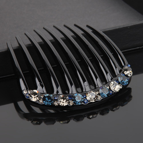 盘发器插梳水钻轻奢亚克力