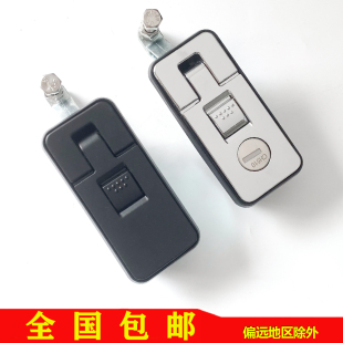 MS718 4C锌合金4C弹跳锁平面锁仓盖锁按压锁货车车厢柜体门锁