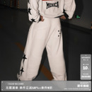 赛车结构护膝刺绣徽章重磅廓形宽松弯刀长裤 RESERFF Hellywood