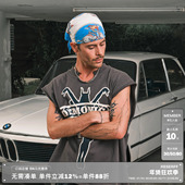 RESERFF 限定女郎 复古插画印花廓形破坏领口结构坎肩背心潮流夏