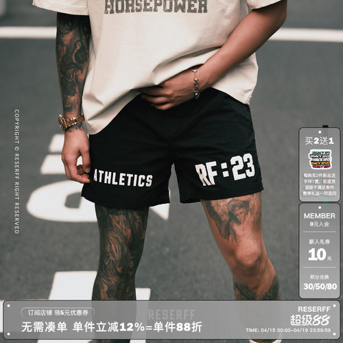 reserff短裤复古美式休闲