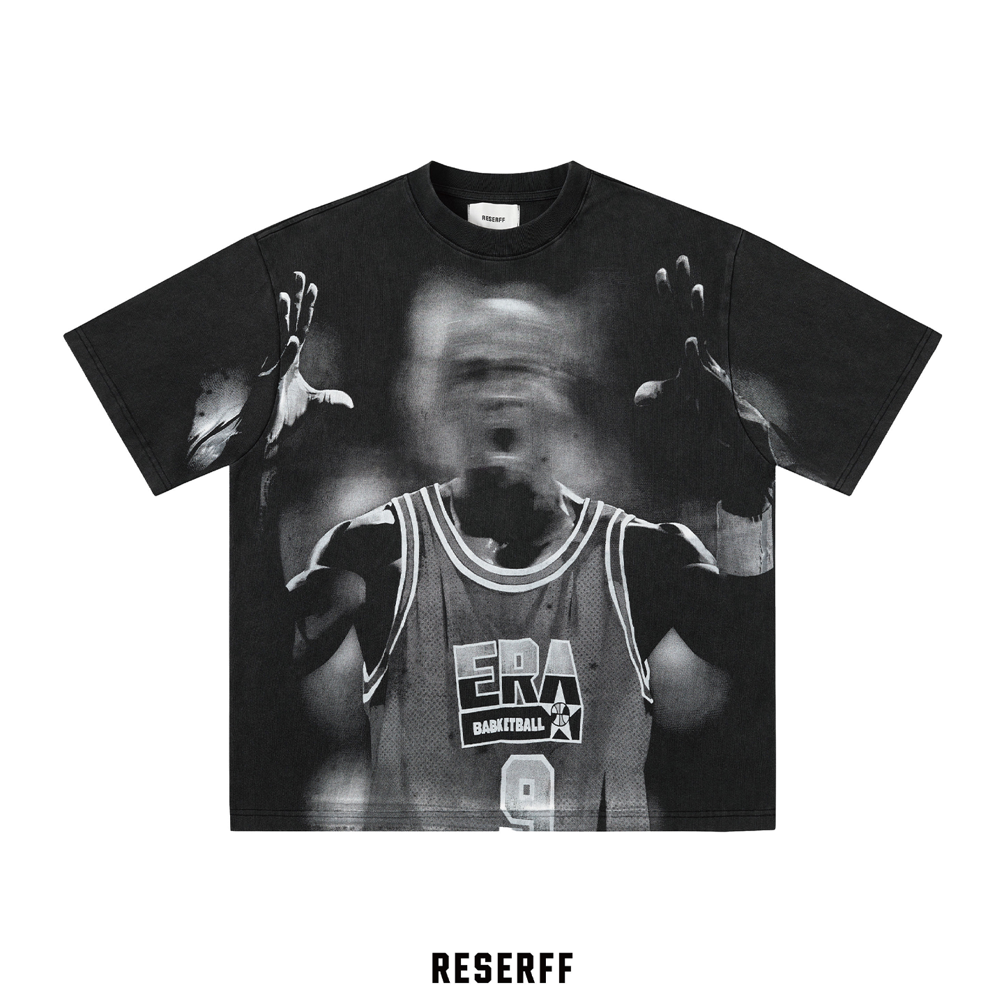 RESERFF FLASHING 幻影之夜 复古水洗印花短袖 VINTAGE BOXY TEE