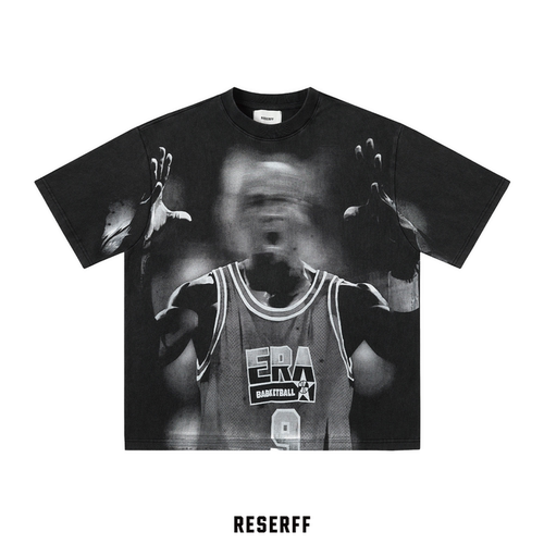 RESERFF FLASHING 幻影之夜 复古水洗印花短袖 VINTAGE BOXY TEE
