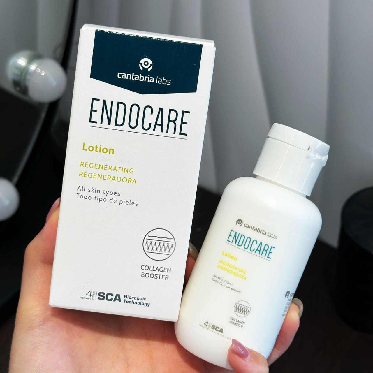 西班牙endocare安多可焕活修护乳液100ml舒缓褪红清爽保湿不油腻