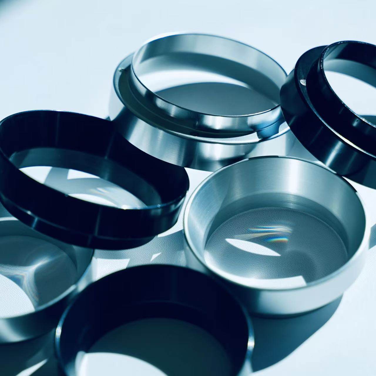 美式磨豆机部粉器带磁防飞粉圈