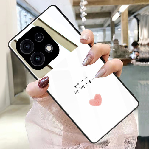 夏天爱心适用opporeno16手机壳15玻璃12带镜子13镜面reno14pro来图订制reno9定做个性reno8照片保护套6