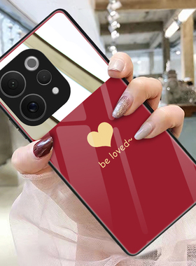 适用vivos50手机壳s30promini玻璃s20镜子镜面vivos19pro女款s18补妆镜s17love爱心s16照片s15来图s12定制