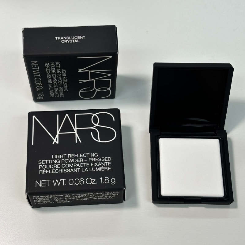 NARS娜斯大白饼#TranslucentCrystystal新版裸光透明蜜粉饼1.8g