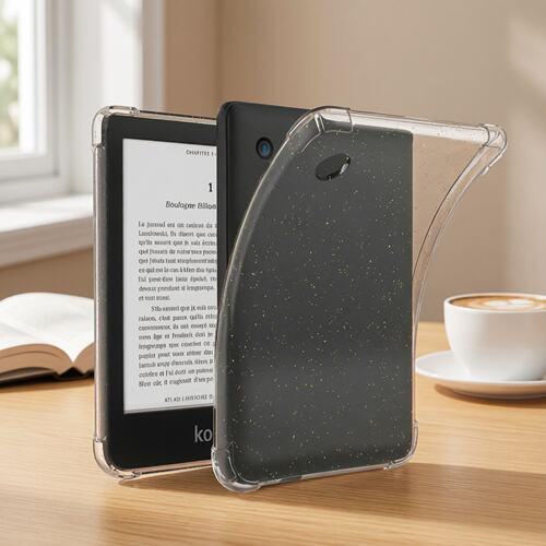 适用Kobo Clara 2E/BW保护套6英寸阅读器闪粉气囊Kobo Clara Colour透明壳硅胶全包乐天kobo电子书保护壳防摔