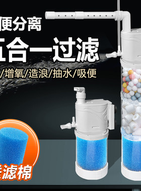 金利佳鱼缸内置过滤抽水换水