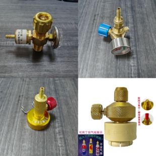 2L升小氧气瓶阀门开关配件大全气焊枪空调专用焊炬便携式过桥焊具
