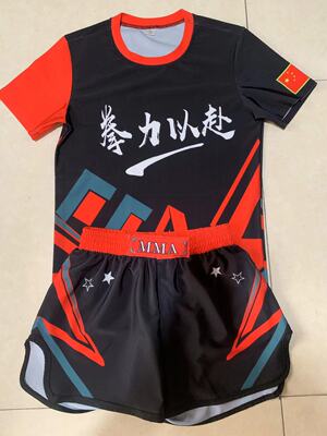 汉泰泰拳服批量订制武馆LOGO。