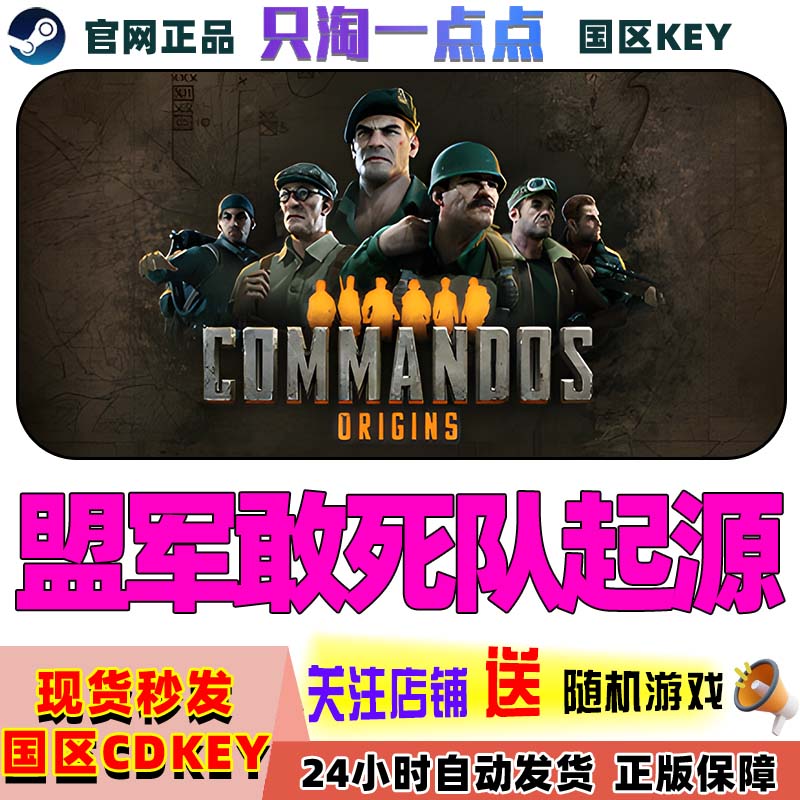 steam游戏盟军敢死队起源激活码