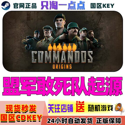 steam游戏盟军敢死队起源激活码