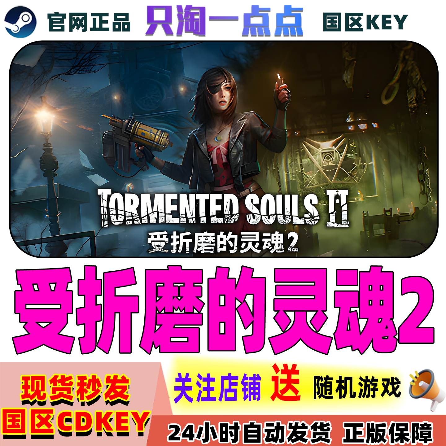 Steam正版游戏受折磨的灵魂2