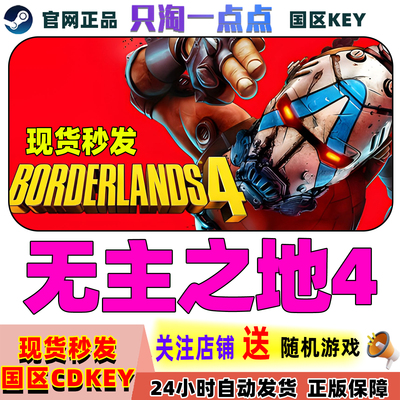Steam正版无主之地4国区CDKEY