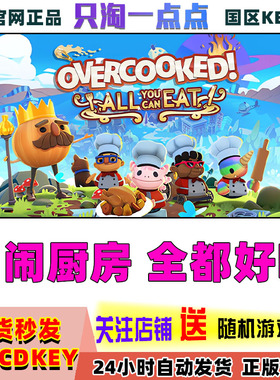 steam正版KEY 胡闹厨房:全都好吃 Overcooked! All You Can Eat