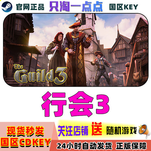 steam正版国区行会3激活码