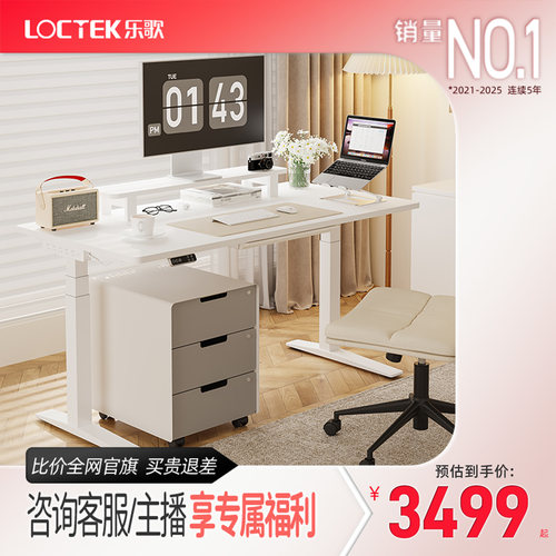 乐歌智能电动升降桌居家办公