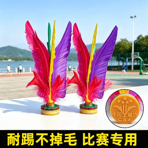 新健鹅毛毽儿童成人比赛专用毽