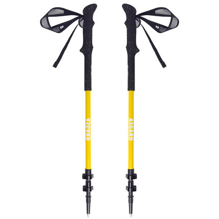 美国Asgard/阿斯加德氢2登山杖航空T800碳纤维全地形多功能徒步杖