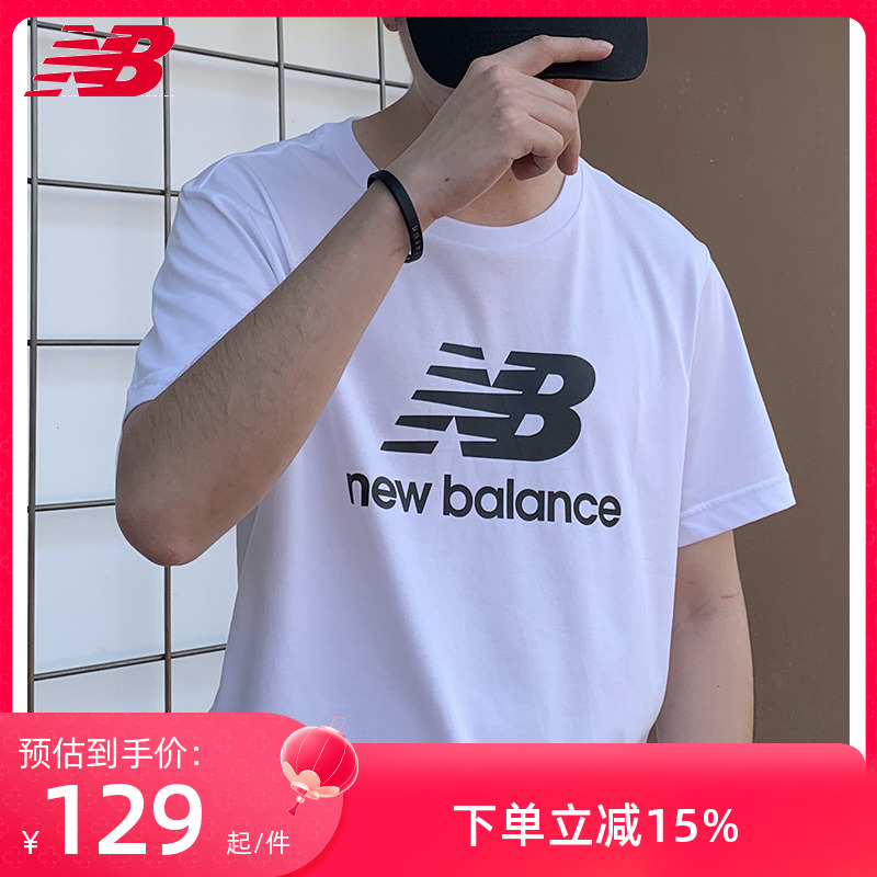 New Balance/NB官方旗舰夏装男款休闲圆领短袖T恤 AMT01