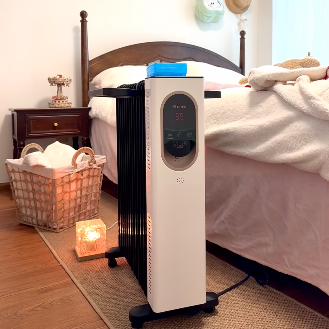Gree/格力AI语音石墨烯家用电热油汀取暖器大面积速热取暖器
