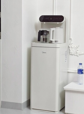 Midea/美的白月光茶吧机家用立式全自动一体调温饮水机下置水桶