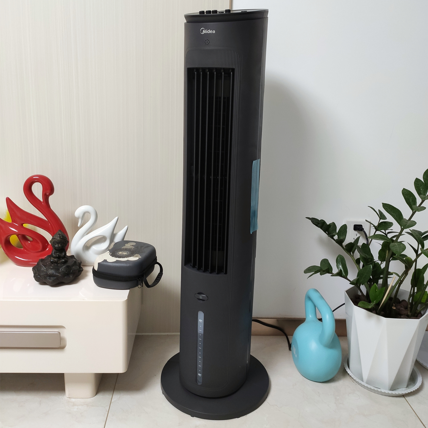 美的塔扇家用加湿净化冷风扇