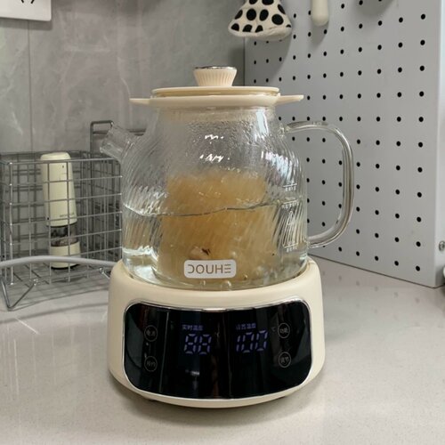 斗禾全玻璃养生壶家用2025新款办公室小型煮茶器多功能电热烧水壶