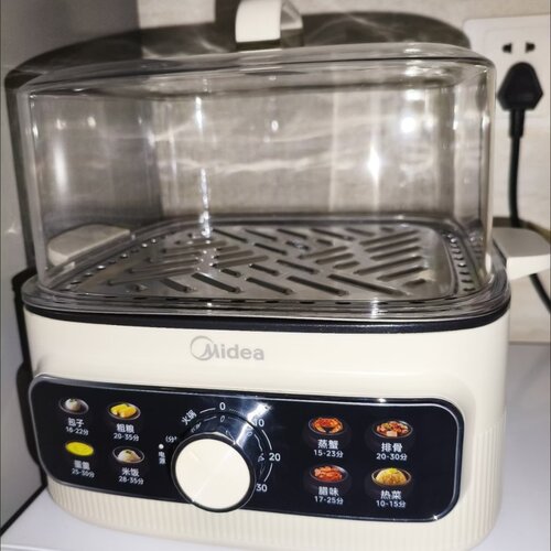 Midea/美的电蒸锅小型多功能家用三层蒸笼蒸锅煮锅一体10.8大容量