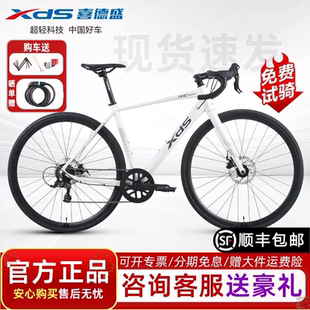xds喜德盛26款RC200公路自行车14速铝合金车架男女入门休闲公路车