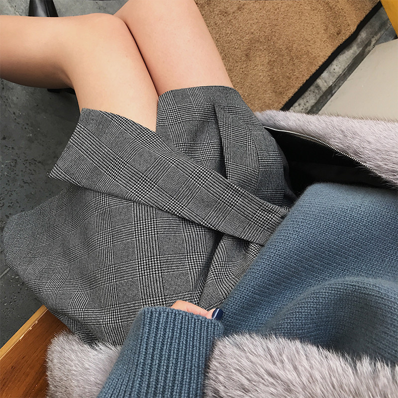 CC FUR 限量 自留推荐  有“格”调的不规则打结半裙X41|ruв категории Женская одежда, юбка - от Buy2taobao.com для оказания профессиональной услуги покупки агента Taobao