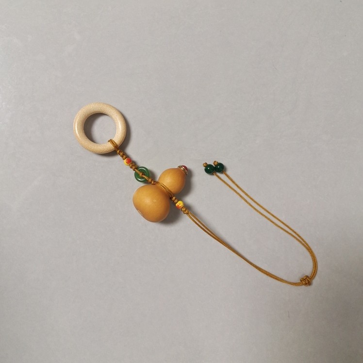 绣眼鸟笼手扣鸟笼配件文玩葫芦迷你小葫芦挂绳吊坠南笼苏笼挂饰
