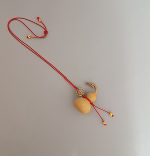 天然小葫芦项链毛衣链脖挂挂件汽车挂件客厅卧室门对门家居挂饰