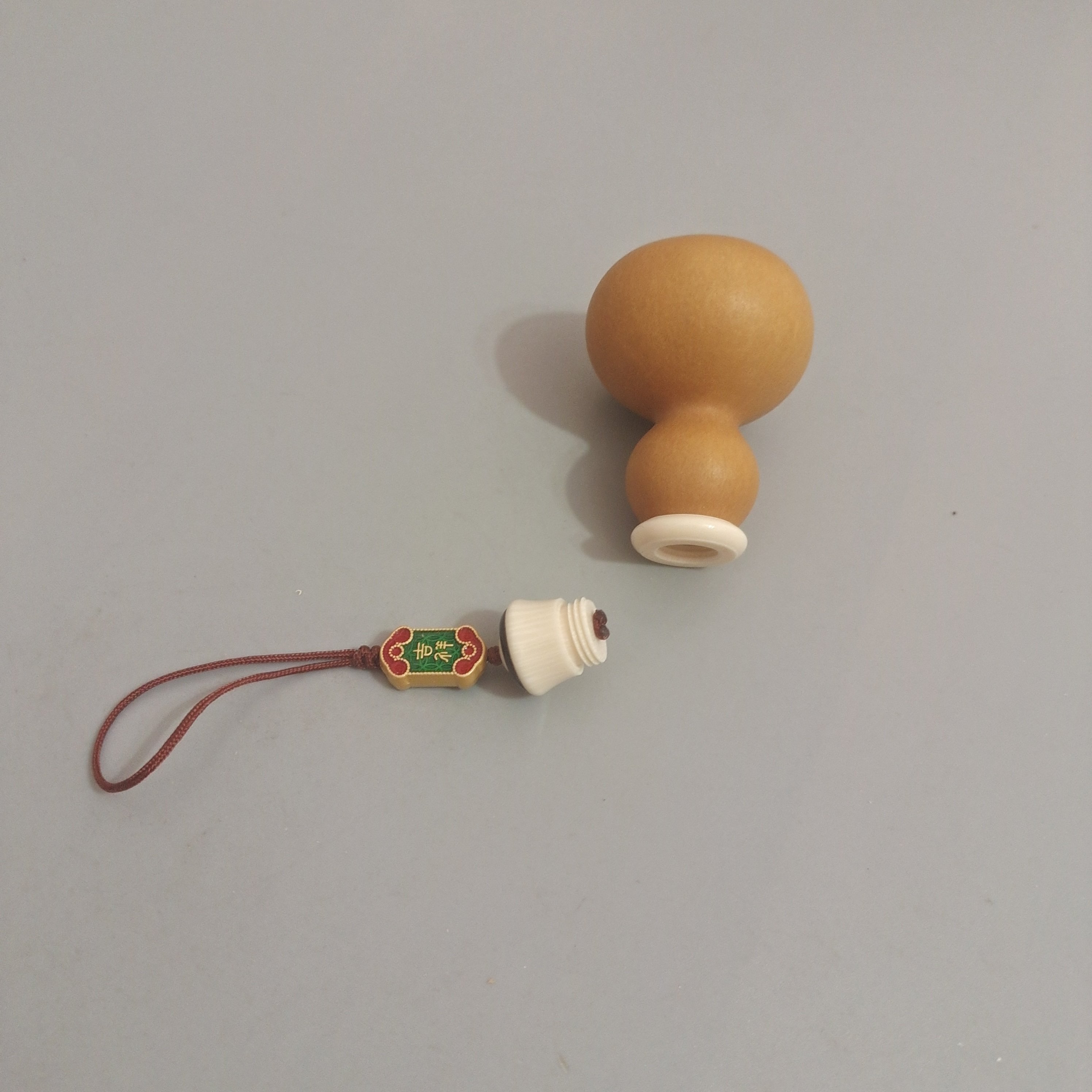 开口小葫芦药瓶子鼻烟壶特色手工艺把玩手把件八宝葫芦文玩平安