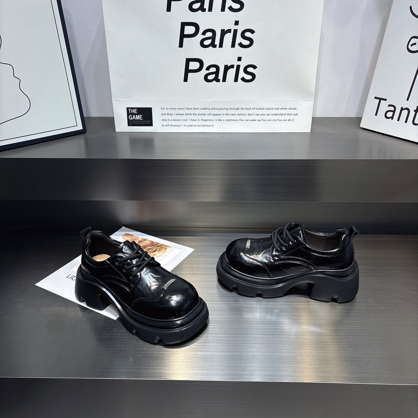 真皮大头增高厚底乐福鞋女2026春季新款英伦风复古系带休闲小皮鞋,女鞋,乐福鞋（豆豆鞋）,淘宝优惠券,粉丝福利购,淘宝优惠卷