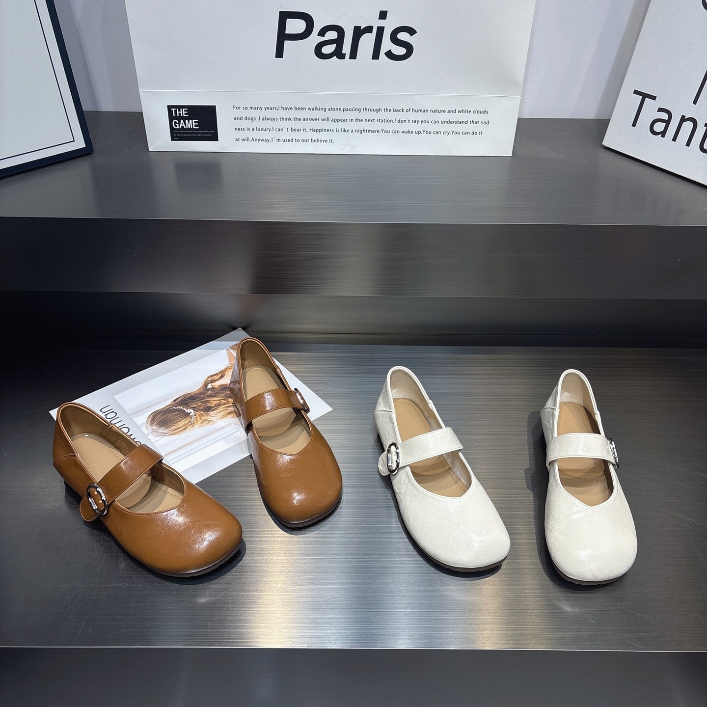 法式皮带扣复古玛丽珍鞋单鞋女2026春款魔术贴舒适软底浅口小皮鞋,女鞋,玛丽珍鞋,淘宝优惠券,粉丝福利购,淘宝优惠卷