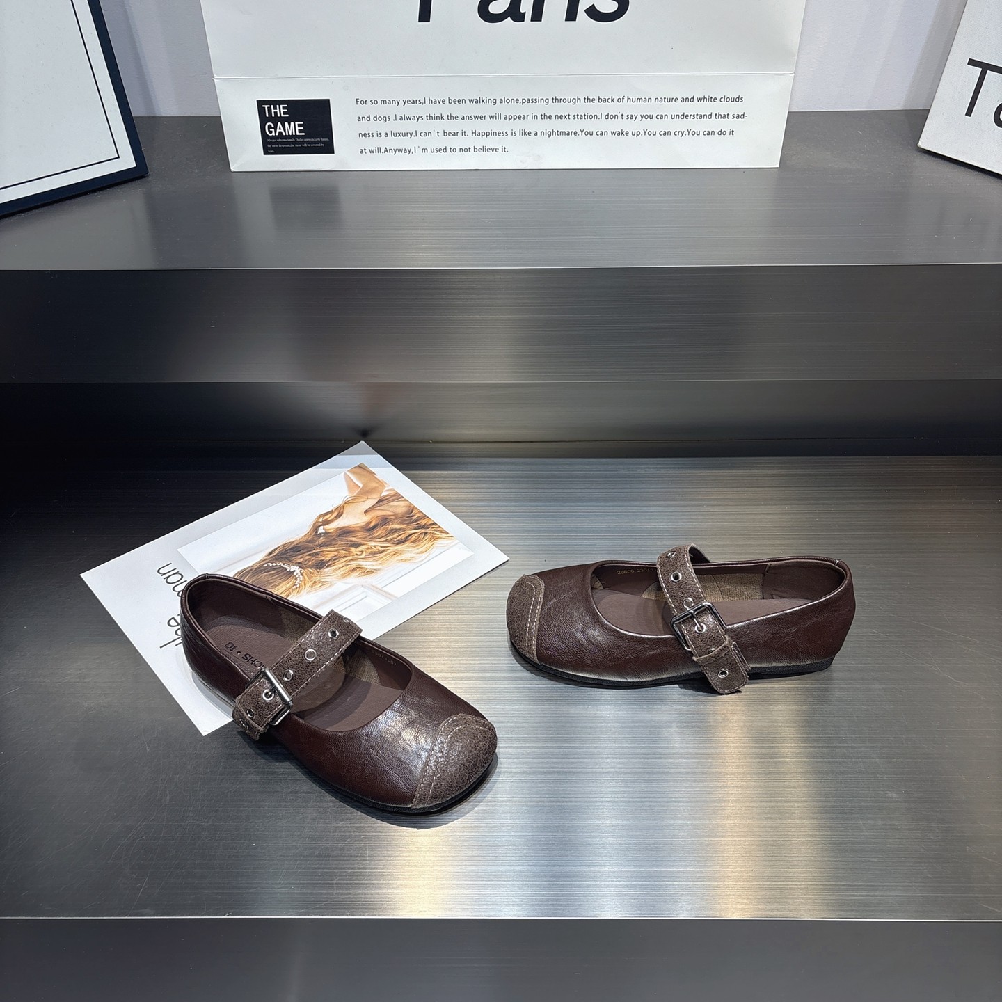 英伦风皮带扣复古浅口芭蕾鞋女2026新款时尚百搭圆头软底豆豆鞋女,女鞋,时尚芭蕾鞋,淘宝优惠券,粉丝福利购,淘宝优惠卷