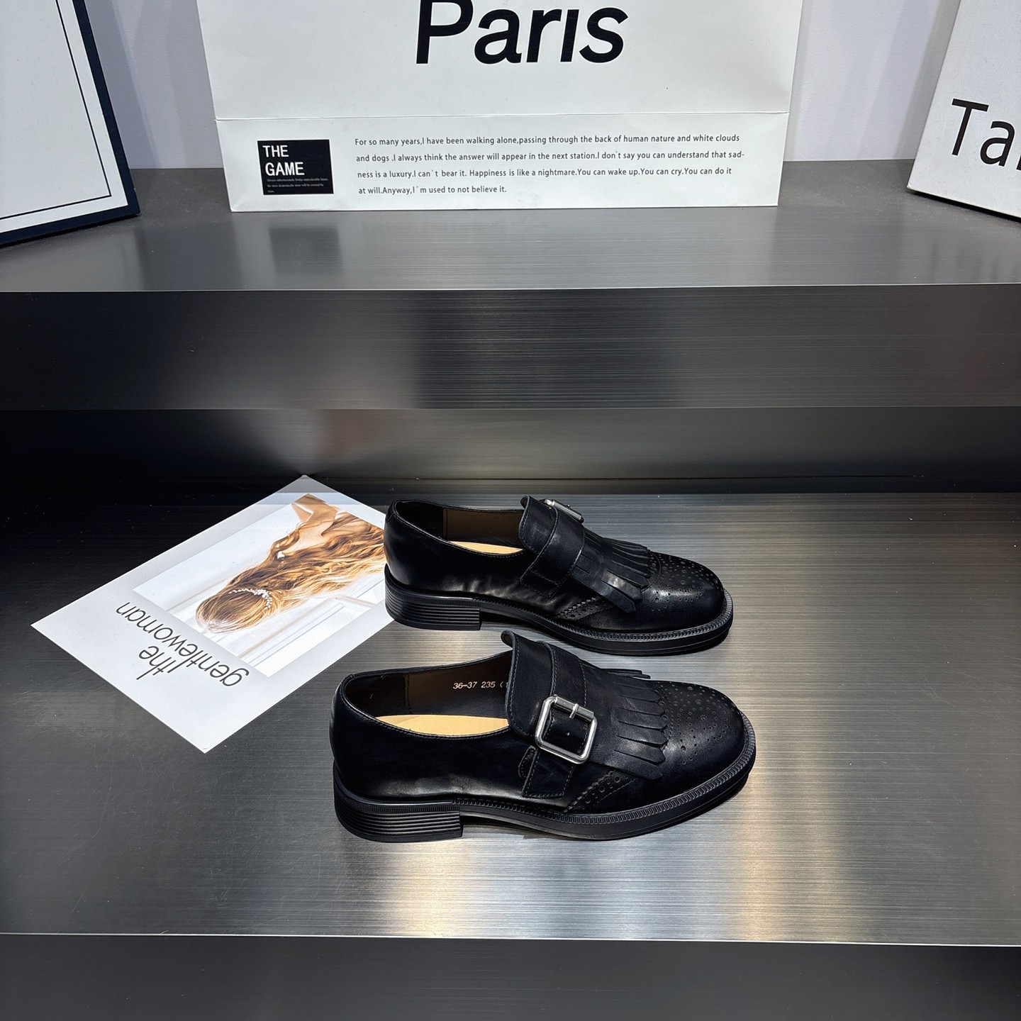 英伦风牛皮流苏复古小皮鞋女2026新款百搭增高显瘦一脚蹬乐福鞋女,女鞋,牛津鞋/布洛克鞋/德比鞋,淘宝优惠券,粉丝福利购,淘宝优惠卷